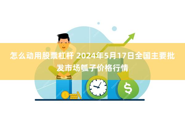 怎么动用股票杠杆 2024年5月17日全国主要批发市场瓠子价格行情