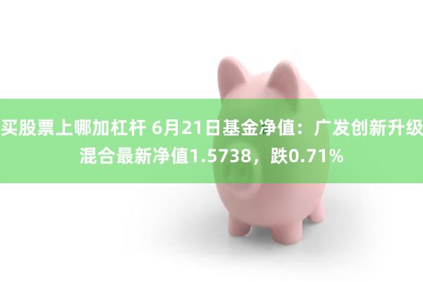 买股票上哪加杠杆 6月21日基金净值：广发创新升级混合最新净值1.5738，跌0.71%